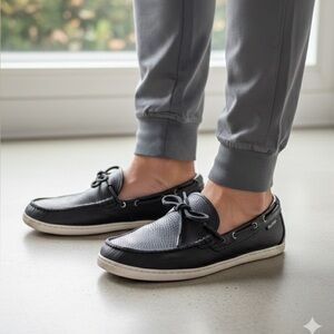 Cole Haan Men's Black Leather Loafers